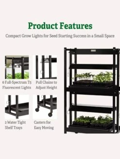 Compact 2-Tier SunLite® Garden -The Garden Shop 39 414 4