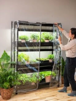 Sunlite 3-Tier Humidity Cover -The Garden Shop 3 4 crop 8612939 0221