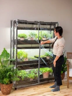 Sunlite 3-Tier Humidity Cover -The Garden Shop 3 4 crop 8612939 0223