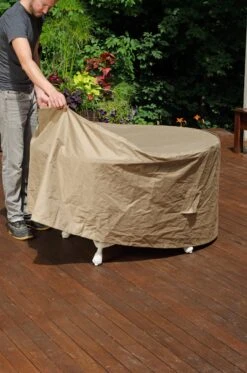 Deluxe Round Table Cover -The Garden Shop 8587511 666