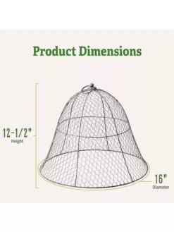 Chicken Wire Cloche -The Garden Shop 8590210 2