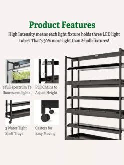 High Intensity 3-Tier SunLite® Garden -The Garden Shop 8593944 4