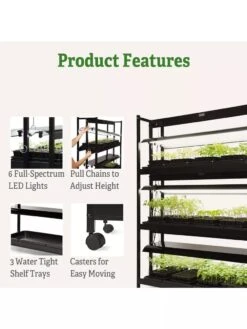 LED SunLite® 3-Tier Garden -The Garden Shop 8595554 4