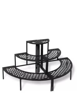 Quarter-Round Lattice Plant Stand -The Garden Shop 8596372 6589 tif