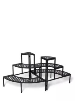 Quarter-Round Lattice Plant Stand -The Garden Shop 8596372 6792 tif