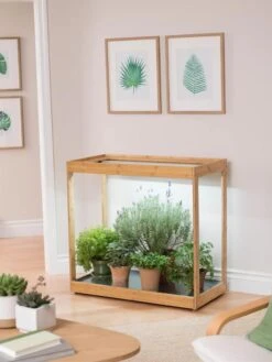 Medium Bamboo LED Grow Light Garden -The Garden Shop 8597883 9271 tif