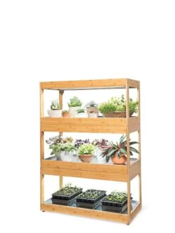 Bamboo LED Grow Light Garden For Succulents And Seeds -The Garden Shop 8598084 3000 tif