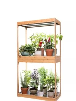 Bamboo Display LED Grow Light Garden 15 Bamboo Display LED Grow Light Garden -The Garden Shop 8598086 4000 tif