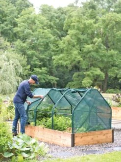 3-Season Plant Protection Tent, 4' X 8' -The Garden Shop 8598282 0101 tif