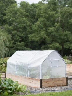 3-Season Plant Protection Tent, 4' X 8' -The Garden Shop 8598282 0234 tif