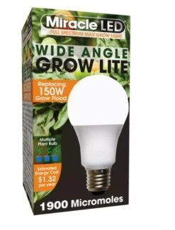 Miracle LED Corded 4-Socket Grow Light Kit With Bulbs, Full Spectrum And Red -The Garden Shop 8599032 02V tif