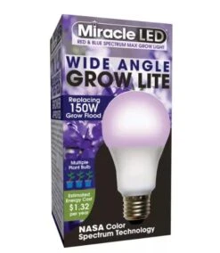Miracle LED Corded 4-Socket Grow Light Kit With Bulbs, Full Spectrum And Red -The Garden Shop 8599032 05V tif