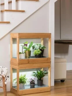 Bamboo Mini LED Grow Light Garden 15 Bamboo Mini LED Grow Light Garden -The Garden Shop 8599624 12746 tif