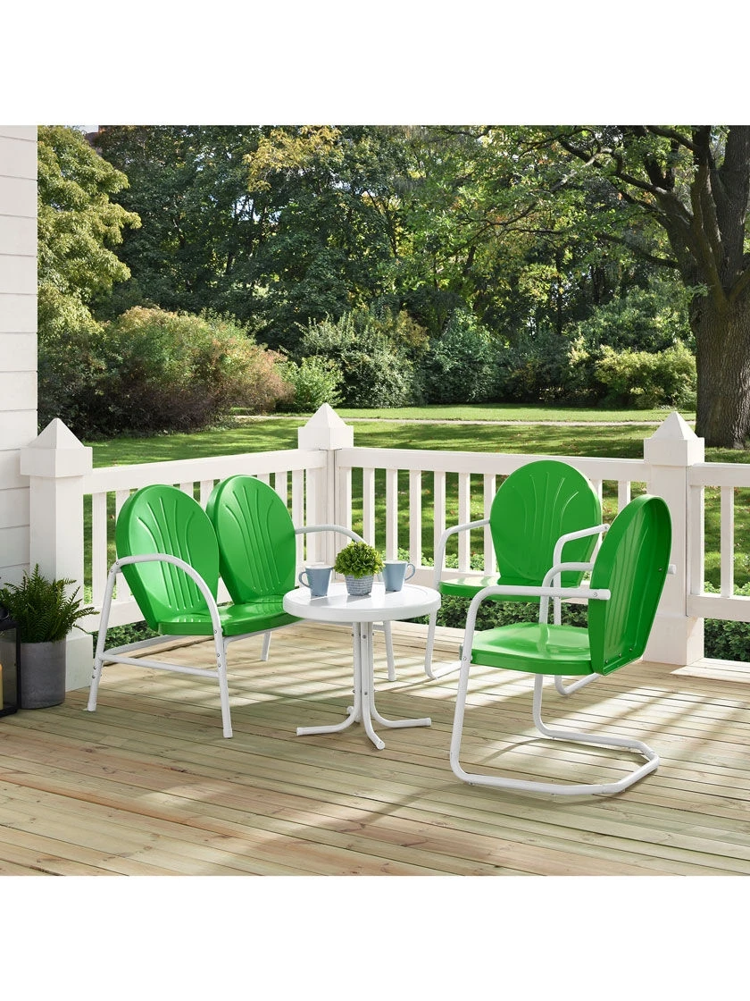 Crosley Griffith Loveseat, 2 Chairs & Side Table Outdoor Seating Set 1 Crosley Griffith Loveseat, 2 Chairs & Side Table Outdoor Seating Set