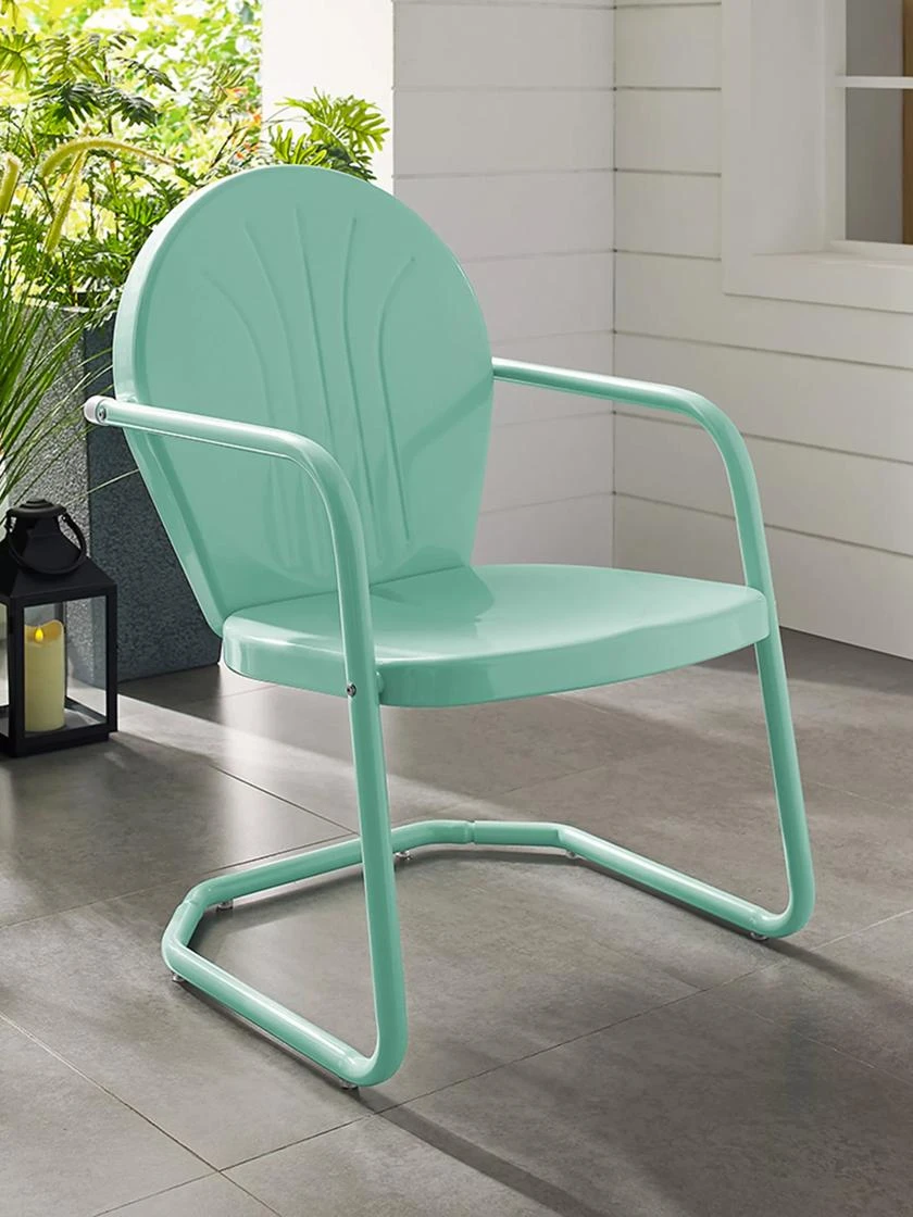 Crosley Griffith Metal Outdoor Chair 1 Crosley Griffith Metal Outdoor Chair
