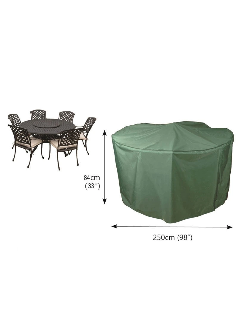 Bosmere Patio Set Waterproof Round Cover, 98" 2 Bosmere Patio Set Waterproof Round Cover, 98" - Image 2