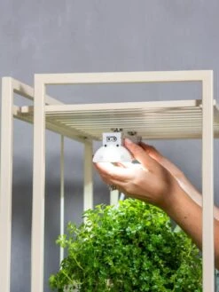 Oslo 2-Tier LED Grow Light Garden, 2 Fixtures -The Garden Shop 8609220 4133 tif