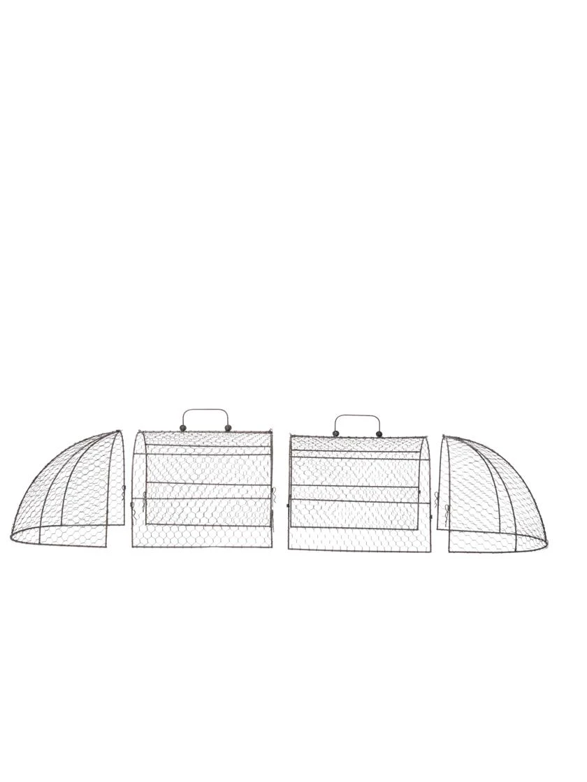 Chicken Wire Row Cloche Expandable Extra Large 3N1 4 Chicken Wire Row Cloche Expandable Extra Large 3N1 - Image 4