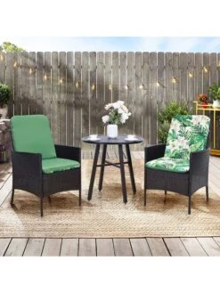 Outdoor Decor™ Seat Pad High Back Cushions, 20" X 45" 14 Outdoor Decor™ Seat Pad High Back Cushions, 20" X 45" -The Garden Shop 8611125 106v grli outdoor seat pad high back cushions 20x45 green lily