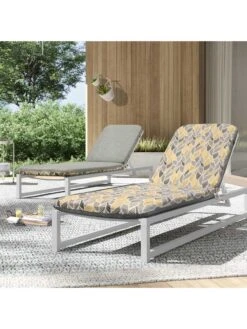 Outdoor Decor™ Chaise Lounge Cushions, 22" X 73" 13 Outdoor Decor™ Chaise Lounge Cushions, 22" X 73" -The Garden Shop 8611127 108v ctlv outdoor chaise lounge cushion 22x73 citrus leaves