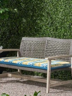 Outdoor Decor™ Bench Cushions, 18" X 48" 13 Outdoor Decor™ Bench Cushions, 18" X 48" -The Garden Shop 8611128 200V AQUA tif