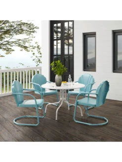 Crosley Tulip 5-piece Outdoor Dining Set -The Garden Shop 8611578 bl 01v