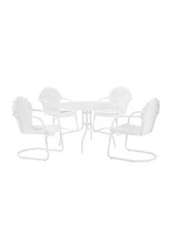 Crosley Tulip 5-piece Outdoor Dining Set -The Garden Shop 8611578 wt 32v