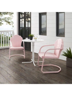 Crosley Tulip 3-piece Outdoor Bistro Set 19 Crosley Tulip 3-piece Outdoor Bistro Set -The Garden Shop 8611591 pi 17v