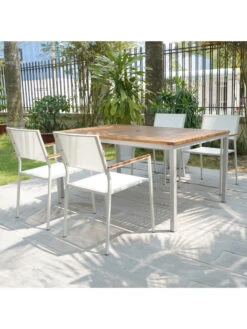 Braylee 5 Pc Outdoor Dining Set -The Garden Shop 8612264 02v