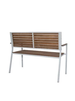 Braylee Metal And Wood Garden Bench -The Garden Shop 8612284 02v