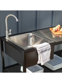 Veradek Stainless Steel Outdoor Kitchen Series Counter Sink -The Garden Shop 8612469 14v
