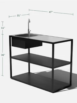 Veradek Stainless Steel Outdoor Kitchen Series Counter Sink -The Garden Shop 8612469 16v 1