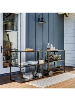 Veradek Stainless Steel Outdoor Kitchen Series Bar Cart 26 Veradek Stainless Steel Outdoor Kitchen Series Bar Cart -The Garden Shop 8612470 12v