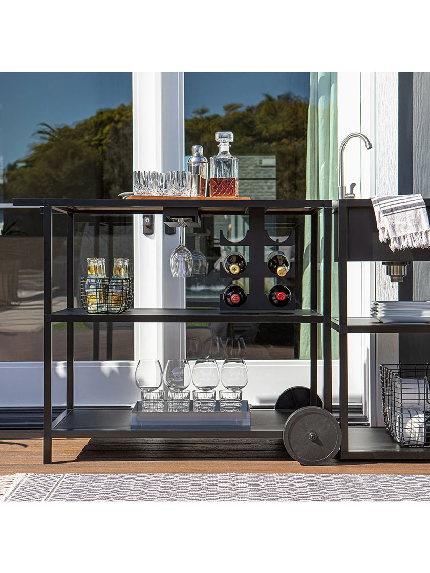 Veradek Stainless Steel Outdoor Kitchen Series Bar Cart 3 Veradek Stainless Steel Outdoor Kitchen Series Bar Cart - Image 3