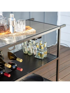 Veradek Stainless Steel Outdoor Kitchen Series Bar Cart 17 Veradek Stainless Steel Outdoor Kitchen Series Bar Cart -The Garden Shop 8612470 14v