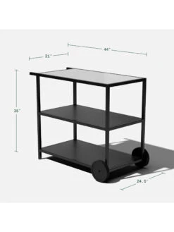 Veradek Stainless Steel Outdoor Kitchen Series Bar Cart 18 Veradek Stainless Steel Outdoor Kitchen Series Bar Cart -The Garden Shop 8612470 15v