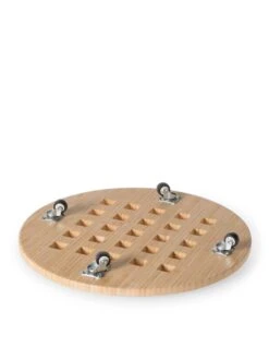 Bamboo Plant Caddy Round, 15.75" -The Garden Shop 8612716 206 tif