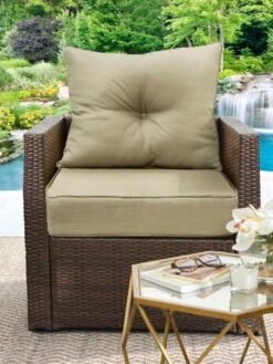 Outdoor Decorâ„¢ Seat Cushion, 24" X 24"