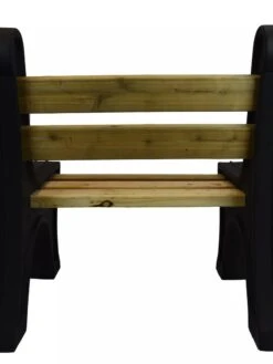 Custom Length Lightweight Indoor Or Outdoor Bench Ends -The Garden Shop 8612857BK 11V tif