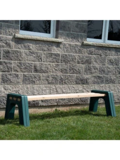 Custom Length Lightweight Indoor Or Outdoor Backless Bench Ends -The Garden Shop 8612858gr 05v