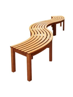 Achla Designs Curved Backless Bench -The Garden Shop 8612910 05v