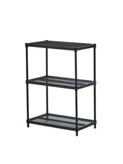 MeshWorks © 3 Tier Plant Shelving 7 MeshWorks © 3 Tier Plant Shelving -The Garden Shop 8613016 04v meshworks 3 tier plant shelf black