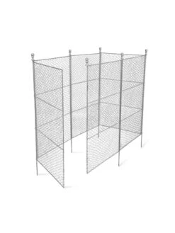 Tall Chicken Wire Critter Fence With Gate -The Garden Shop 8613260 6051