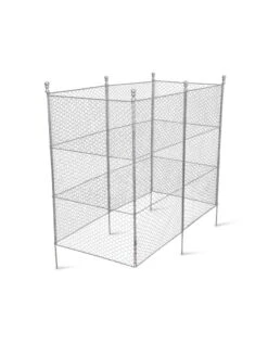 Tall Chicken Wire Critter Fence With Gate -The Garden Shop 8613260 6053