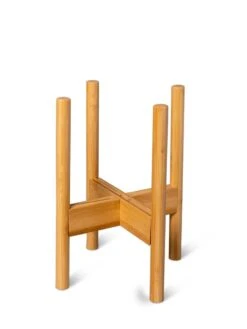Adjustable Bamboo Plant Stand, Set Of 2 10 Adjustable Bamboo Plant Stand, Set Of 2 -The Garden Shop 8613292 7076
